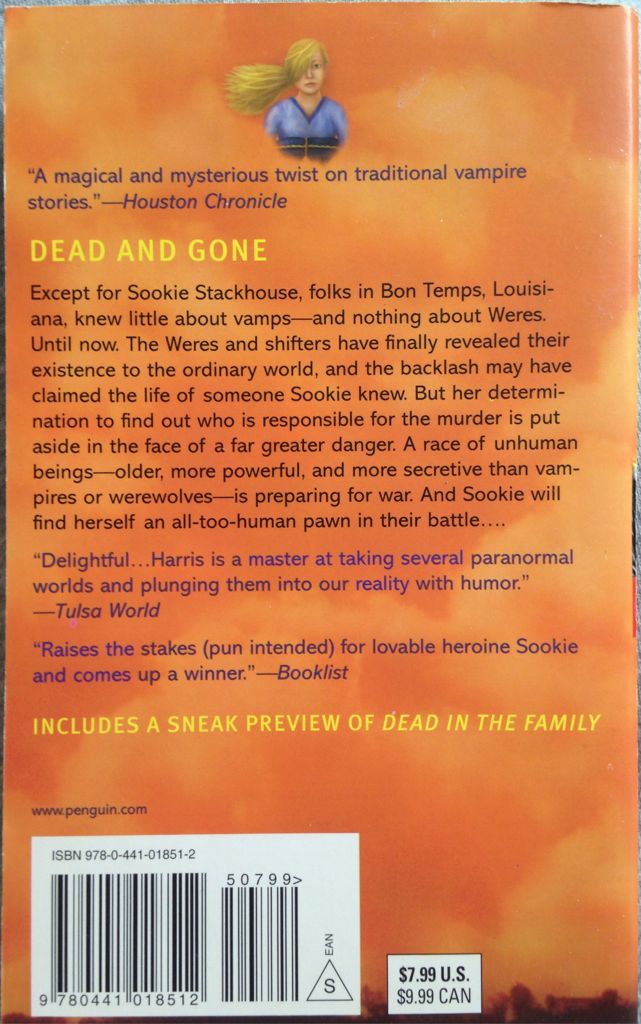 Dead and Gone - Charlaine Harris (Ace - Paperback) book collectible [Barcode 9780441018512] - Main Image 2