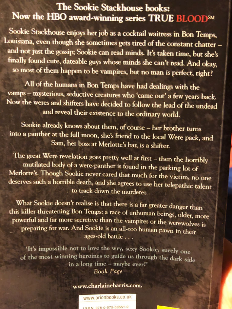 True Blood 9-Dead and Gone - Charlaine Harris (- Paperback) book collectible [Barcode 9780575085510] - Main Image 2