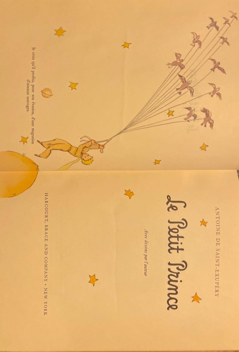 Le Petit Prince - Antoine de Saint-Exupéry (Gallimard - Hardcover) book collectible [Barcode 9780152438180] - Main Image 4