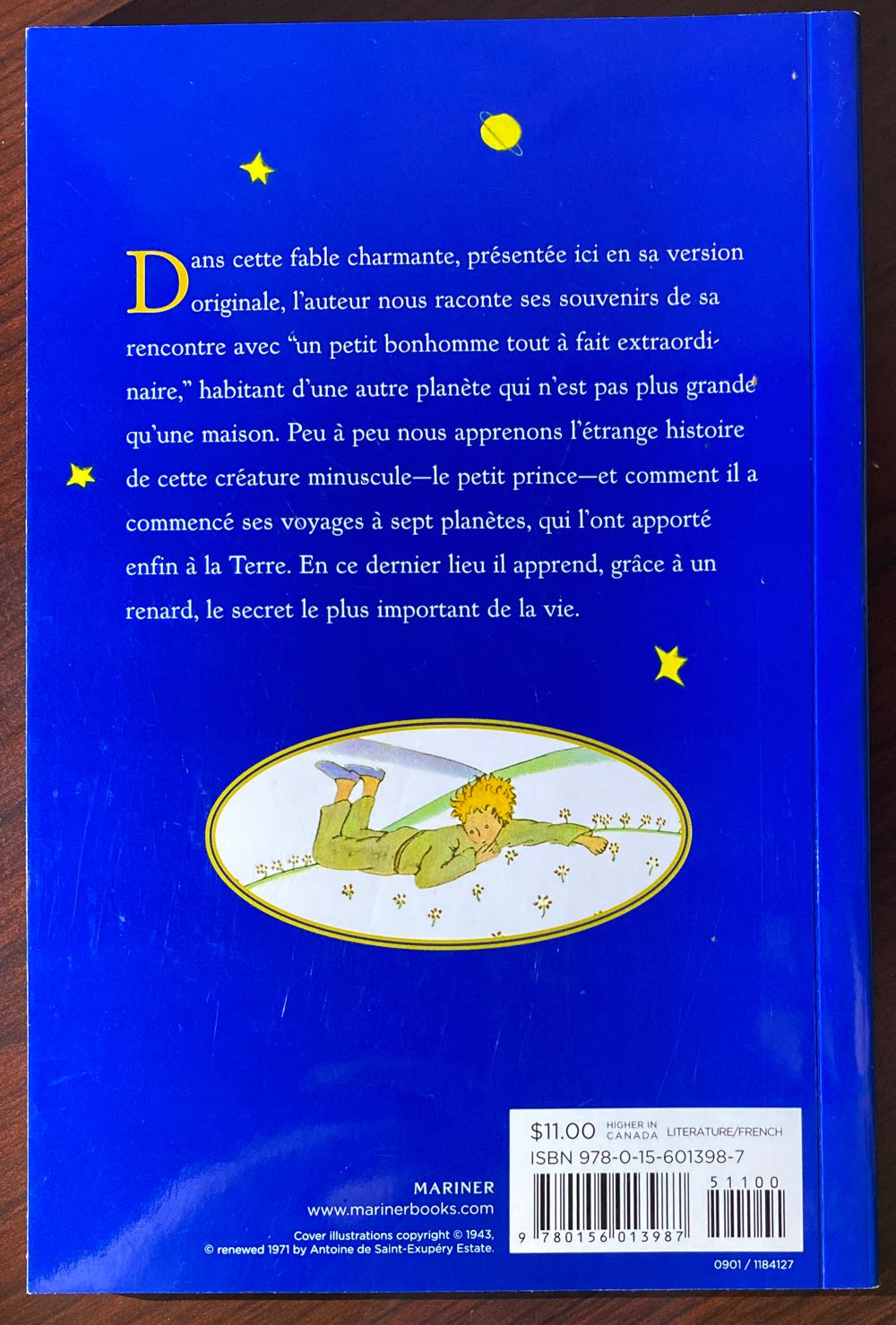 Le Petit Prince - Antoine De Saint-Exupéry (Harcourt Inc - Paperback) book collectible [Barcode 9780156013987] - Main Image 2