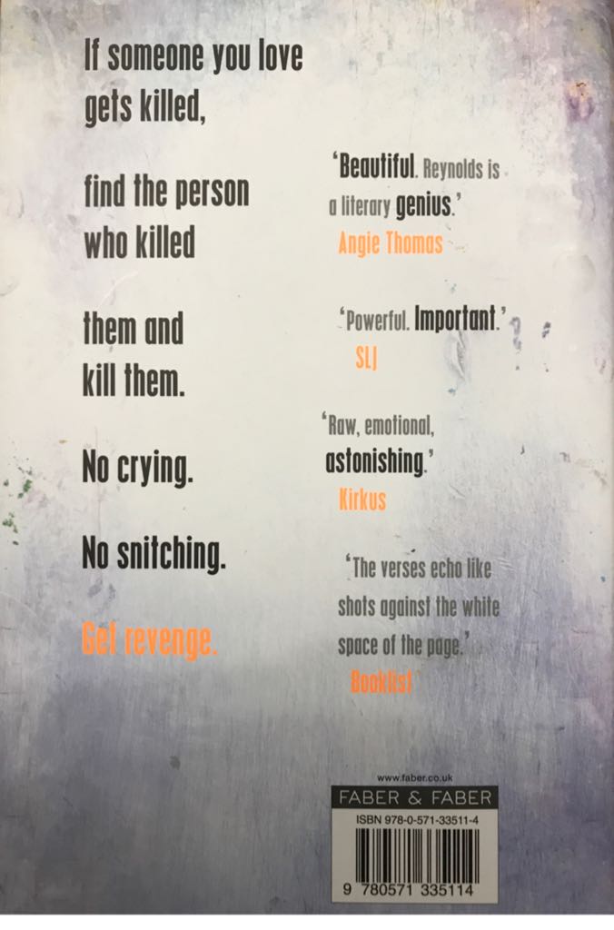 Long Way Down - Jason Reynolds (Faber & Faber - Hardcover) book collectible [Barcode 9780571335114] - Main Image 2