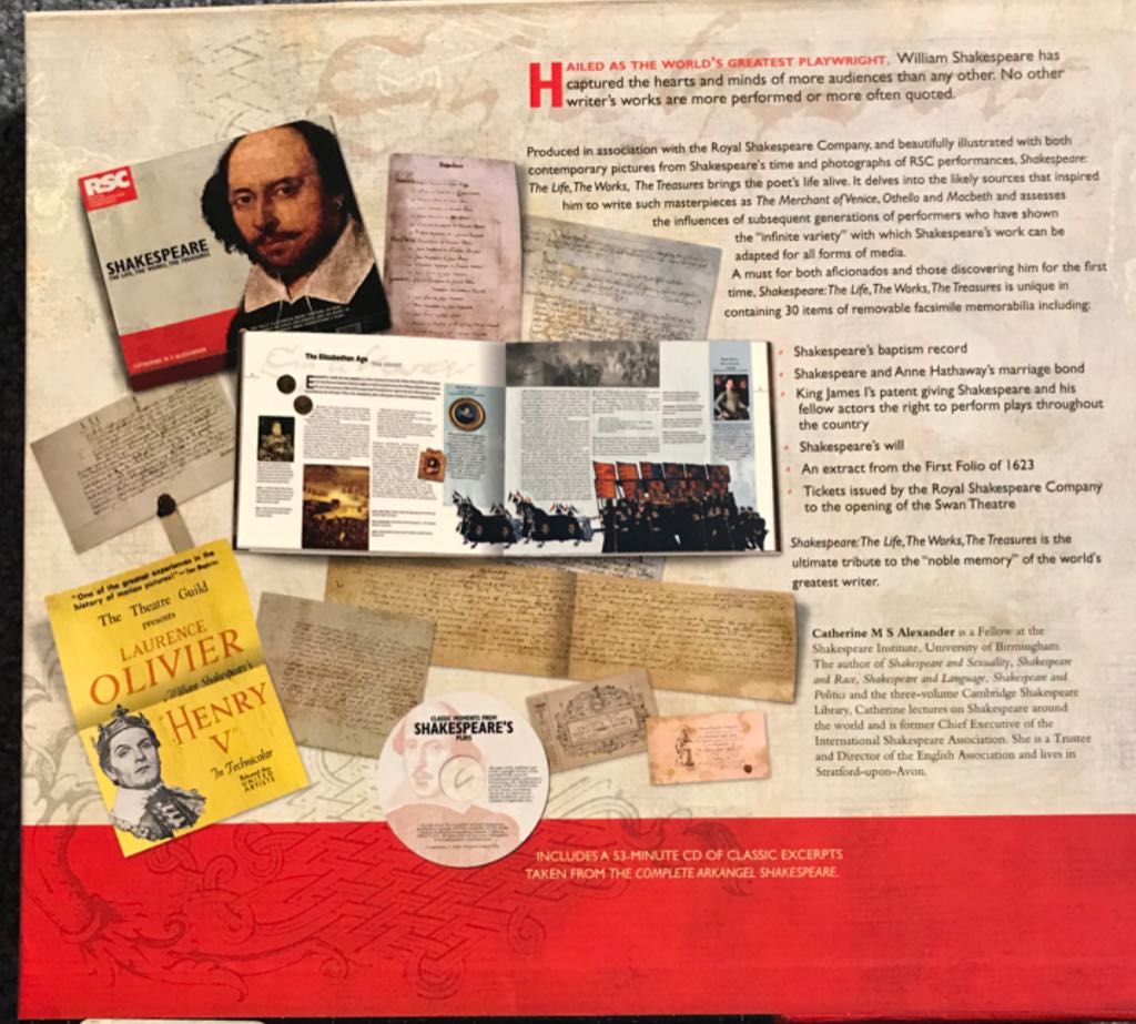 Shakespeare - Catherine M. S. Alexander (Simon & Schuster - Hardcover) book collectible [Barcode 9781416546771] - Main Image 2