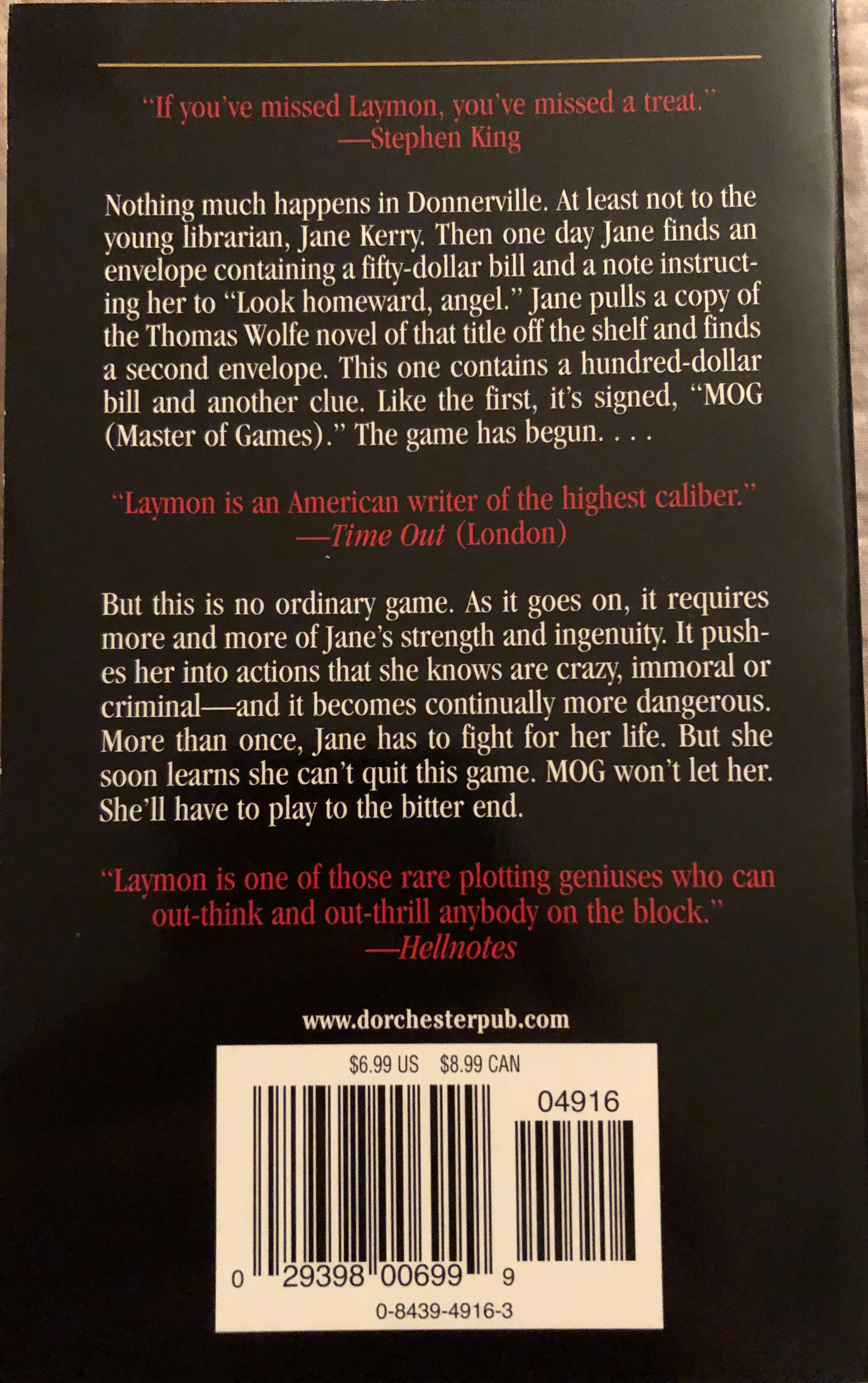 In the Dark - Richard Laymon (Leisure Horror - Trade Paperback) book collectible [Barcode 9780843949162] - Main Image 2