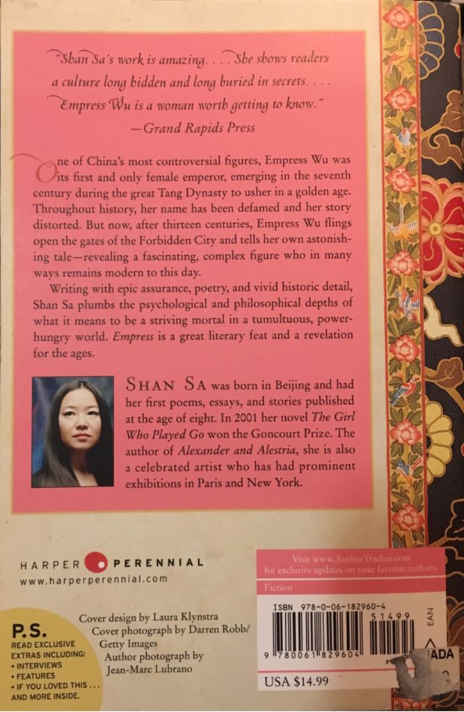 Empress - Shan Sa book collectible [Barcode 9780061829604] - Main Image 2