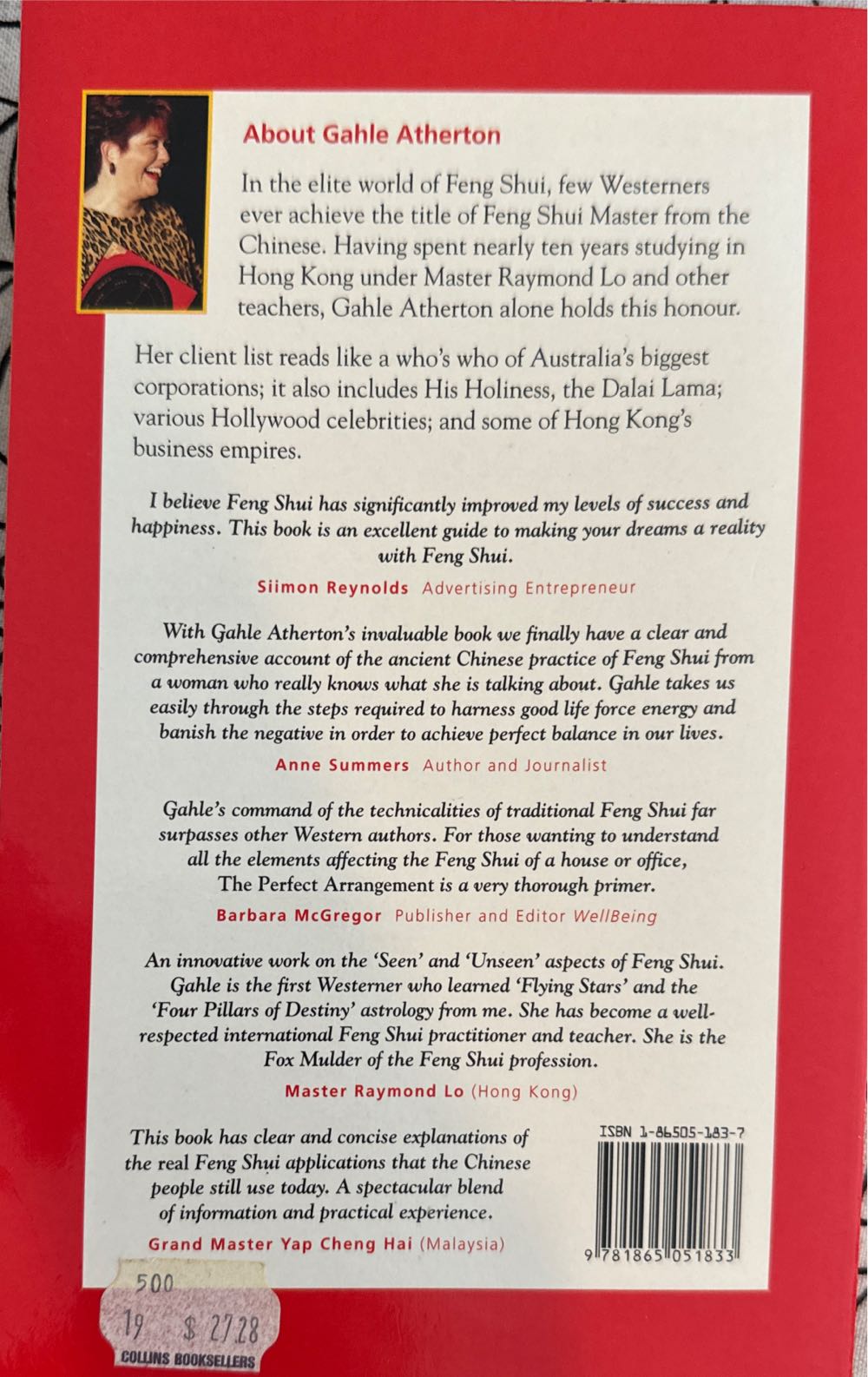 Feng Shui - Gahle Atherton (Hay House - eBook) book collectible [Barcode 9781865051833] - Main Image 2