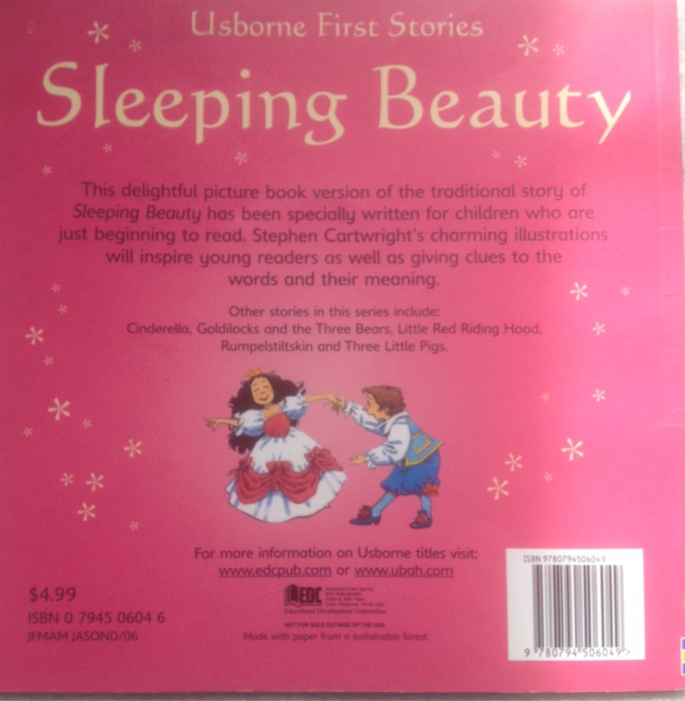 Sleeping Beauty - Heather Amery (EDC Publishing - Paperback) book collectible [Barcode 9780794506049] - Main Image 2