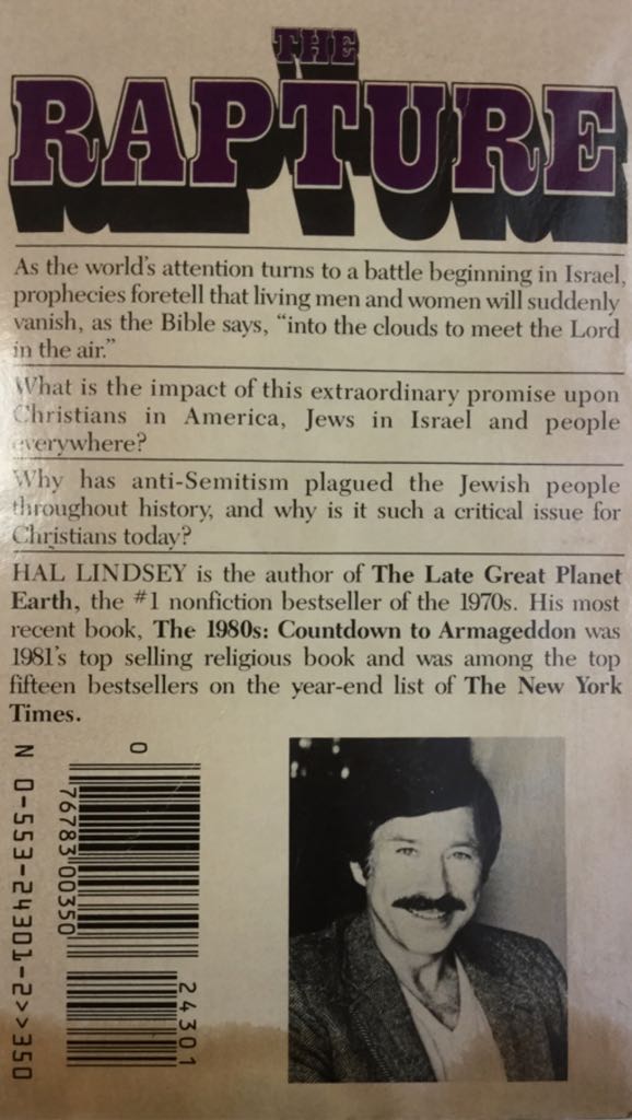 The Rapture - Missler, Chuck book collectible - Main Image 2