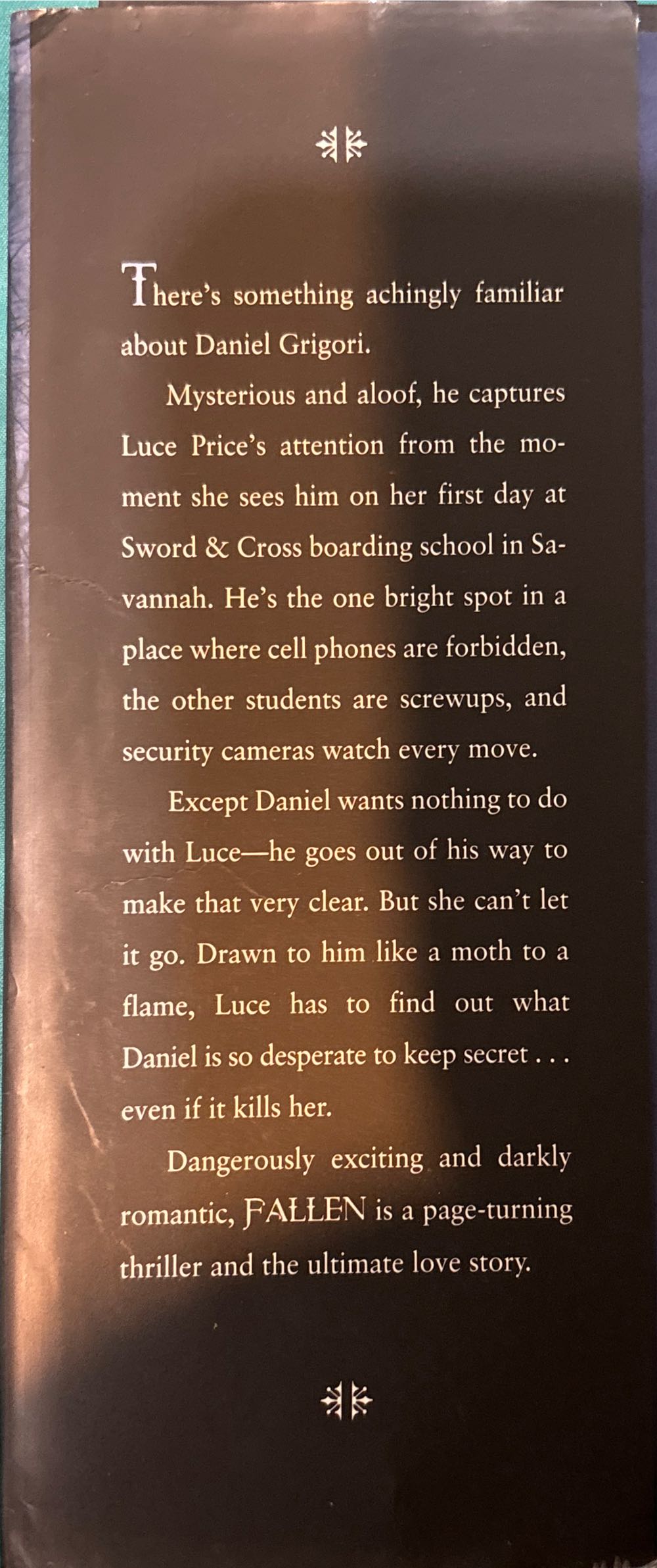 Fallen - 1 - Lauren Kate (Fantasy - Paperback) book collectible [Barcode 9780385618014] - Main Image 3