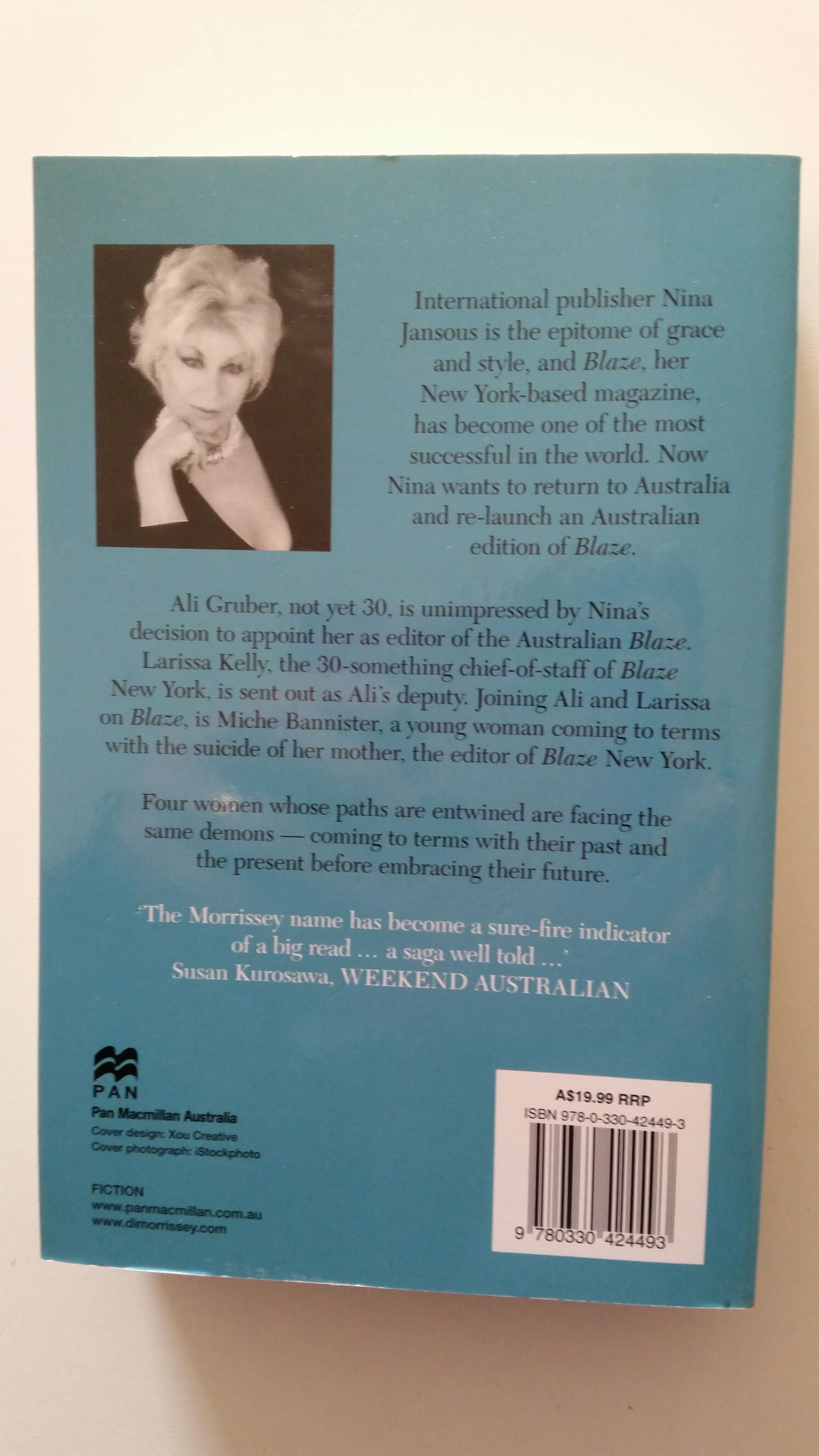 Blaze  - Di Morrissey (Pan) book collectible [Barcode 9780330424493] - Main Image 2