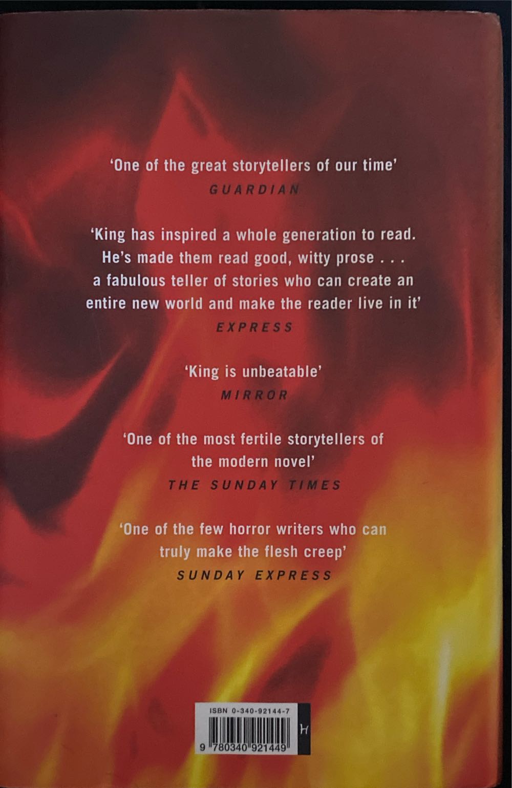 Cell - Stephen King (Hodder & Stoughton - Hardcover) book collectible [Barcode 9780340921449] - Main Image 4