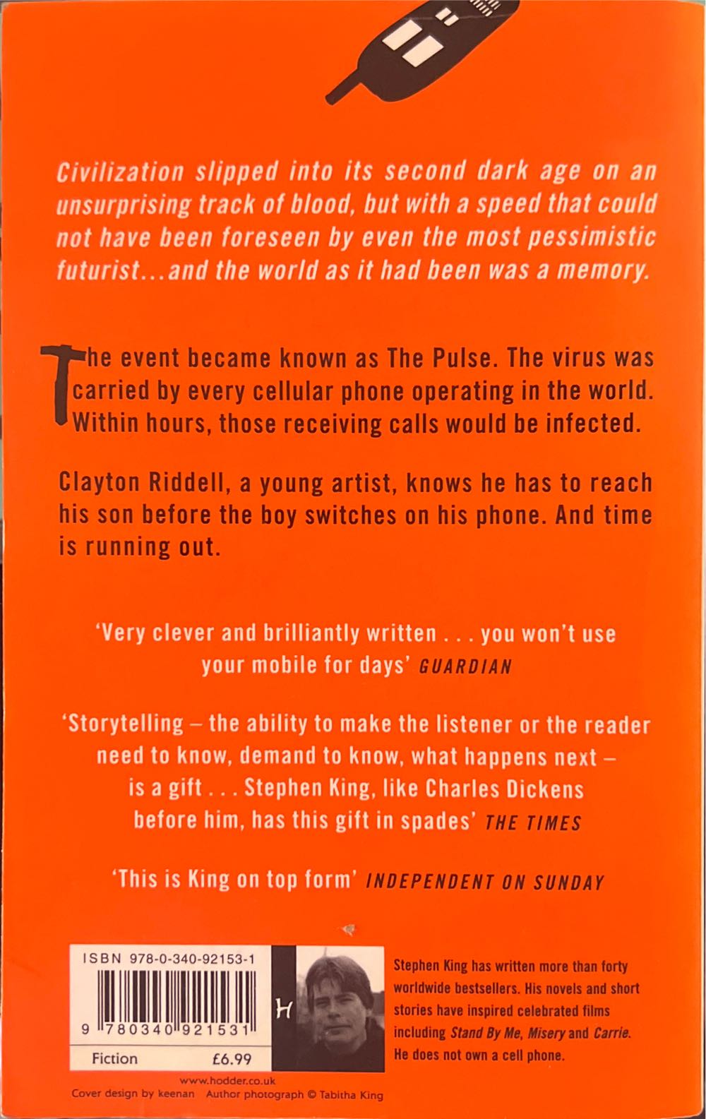 Cell - King Stephen (Hodder Paperbacks - Paperback) book collectible [Barcode 9780340921531] - Main Image 2