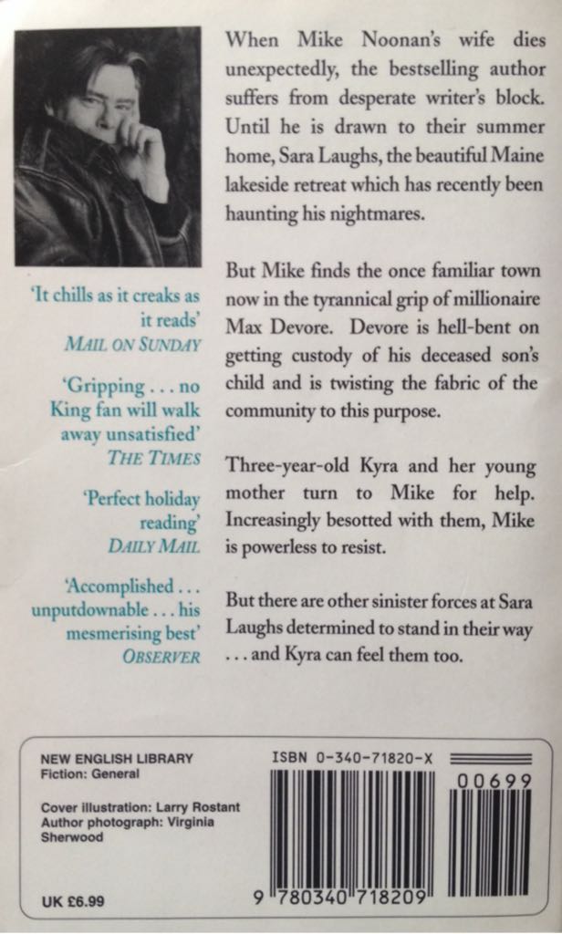 Bag of Bones - Stephen King (New English Library - Paperback) book collectible [Barcode 9780340718209] - Main Image 2