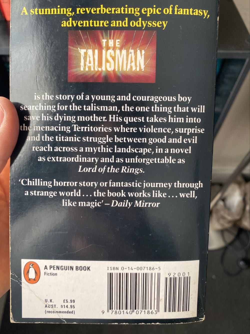 Talisman, The - Stephen King (Penguin Books - Paperback) book collectible [Barcode 9780140071863] - Main Image 2