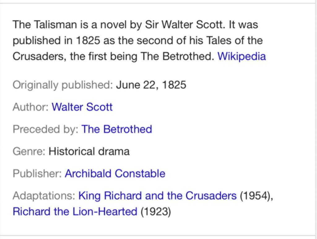 The Talisman  (Hardcover) book collectible - Main Image 2