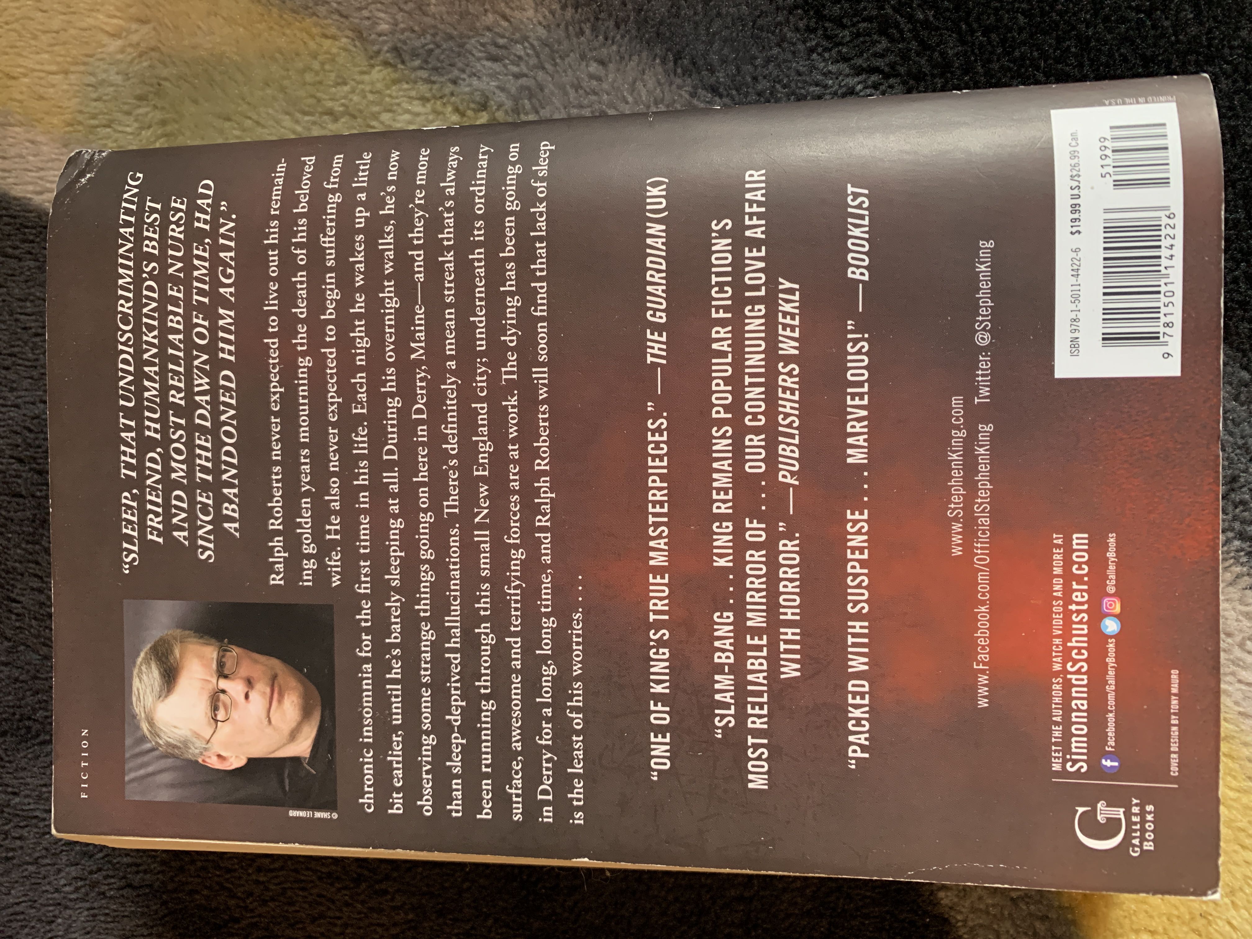 Insomnia - Stephen King (Scribner - Trade Paperback) book collectible [Barcode 9781501144226] - Main Image 3