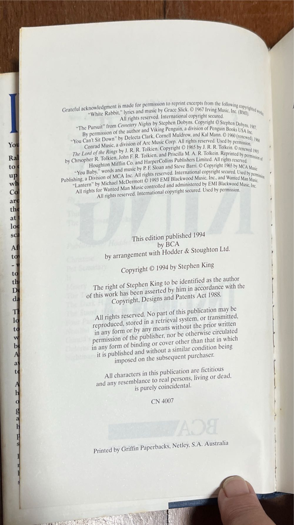 Reader - Insomnia - Stephen King (BCA - Hardcover) book collectible - Main Image 4