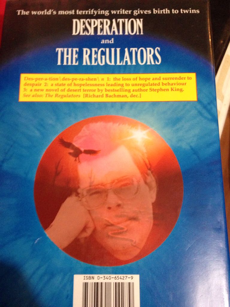 Desperation - Stephen King (Hodder & Stoughton - Hardcover) book collectible [Barcode 9780340654279] - Main Image 2