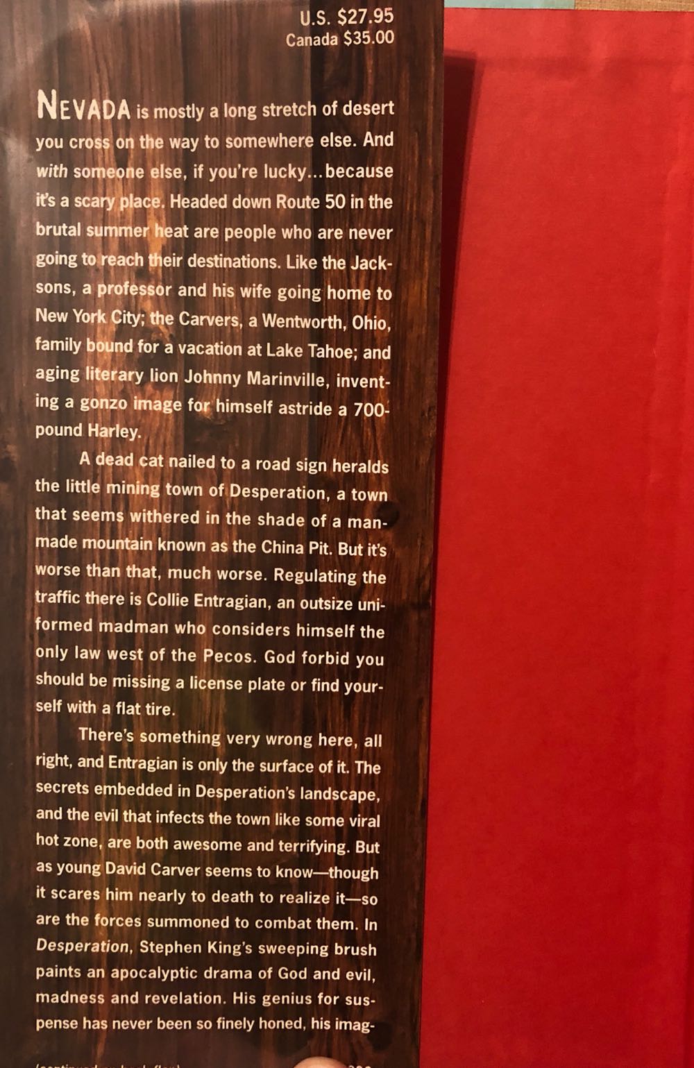 Desperation - Stephen King (Viking - Hardcover) book collectible [Barcode 9780670868360] - Main Image 4