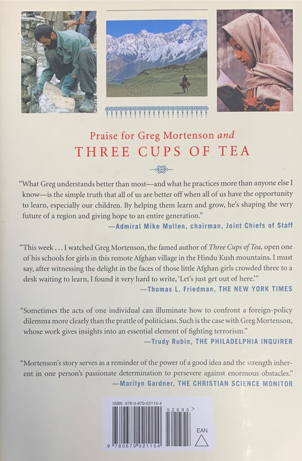 Stones into Schools - Greg Mortenson (Viking - Hardcover) book collectible [Barcode 9780670021154] - Main Image 2