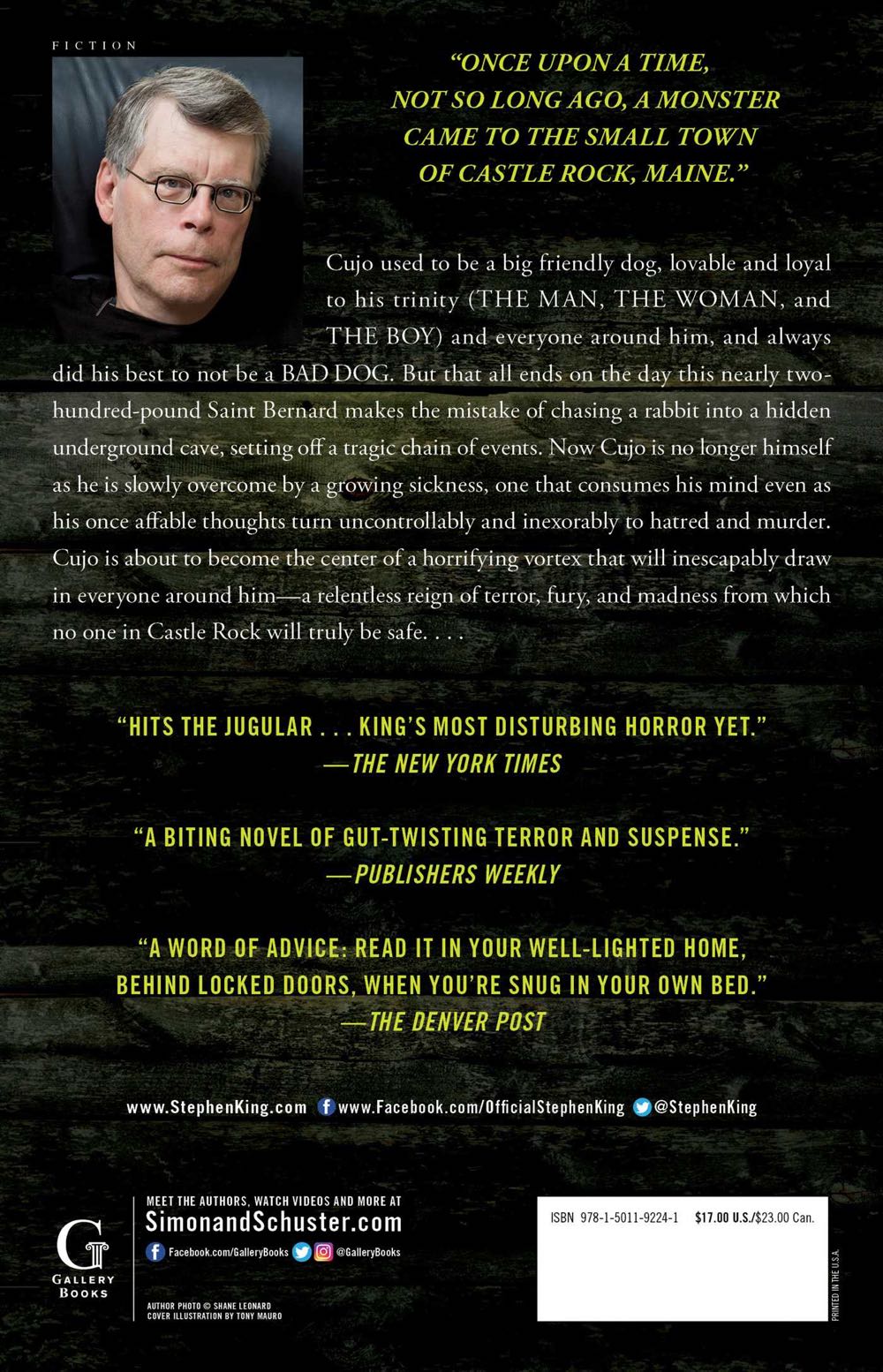 Cujo - Stephen King (Signet Fiction - Paperback) book collectible [Barcode 9780451161352] - Main Image 2