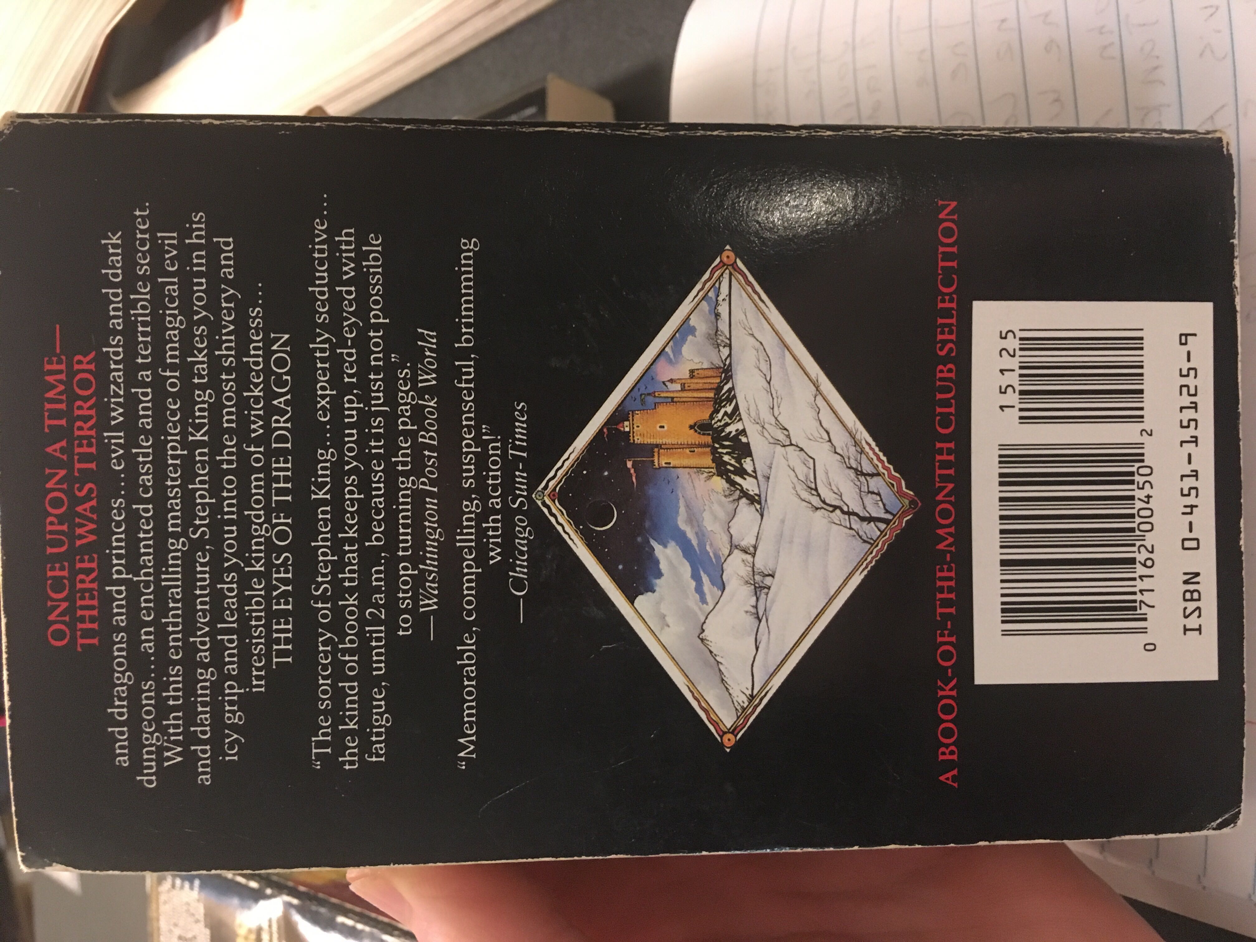 The Eyes of the Dragon - Stephen King (Warner Books - Paperback) book collectible [Barcode 0451151259] - Main Image 2