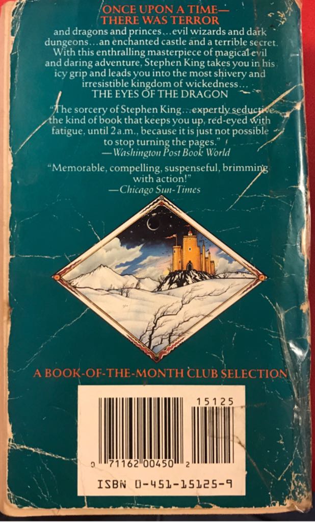 The Eyes Of The Dragon - Stephen King (Signet - Paperback) book collectible [Barcode 9780451151254] - Main Image 2
