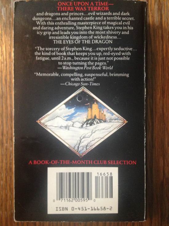 The Eyes of the Dragon - Stephen King (A Signet Book - Paperback) book collectible [Barcode 9780451166586] - Main Image 2
