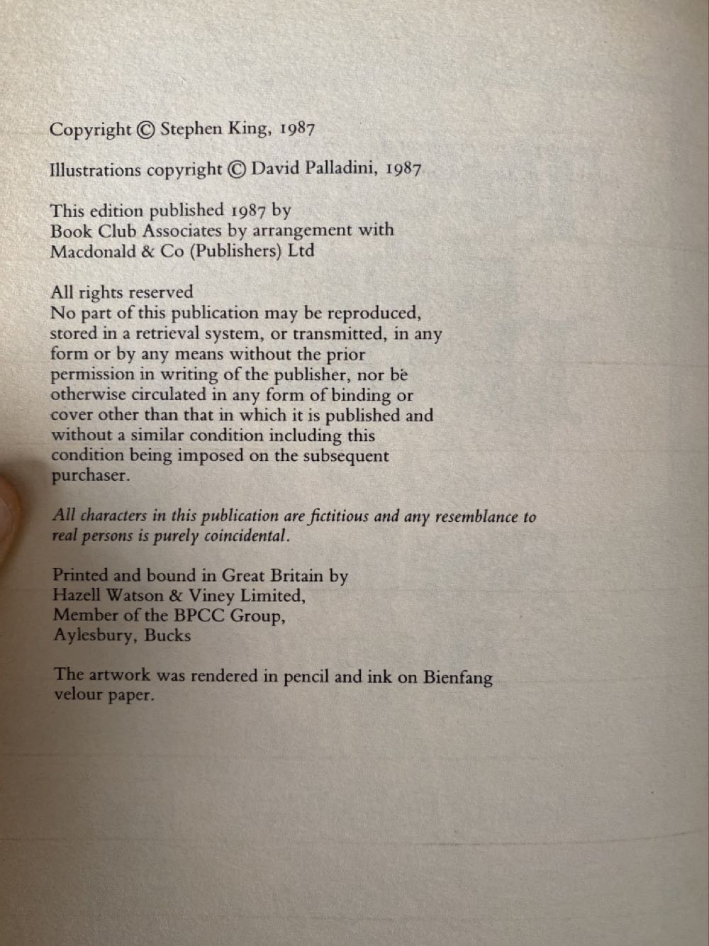 The Eyes of the Dragon - Stephen King (MacDonald - Hardcover) book collectible - Main Image 3