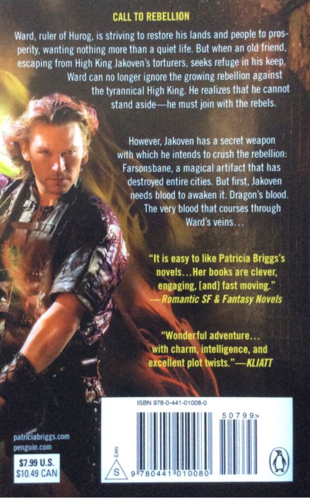 Dragon Blood - Patricia Briggs (ACE Fantasy - Paperback) book collectible [Barcode 9780441010080] - Main Image 2