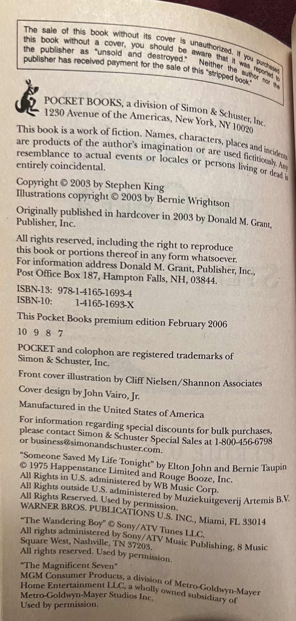 The Dark Tower 5: Wolves of the Calla (zTurtleback Ed) - Stephen King (Penguin - eBook) book collectible [Barcode 9780606001366] - Main Image 4