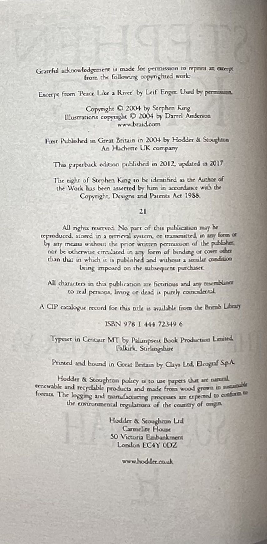 Dark Tower Vl: Song of Susannah - Stephen King (Hodder & Stoughton - Paperback) book collectible [Barcode 9781444723496] - Main Image 4