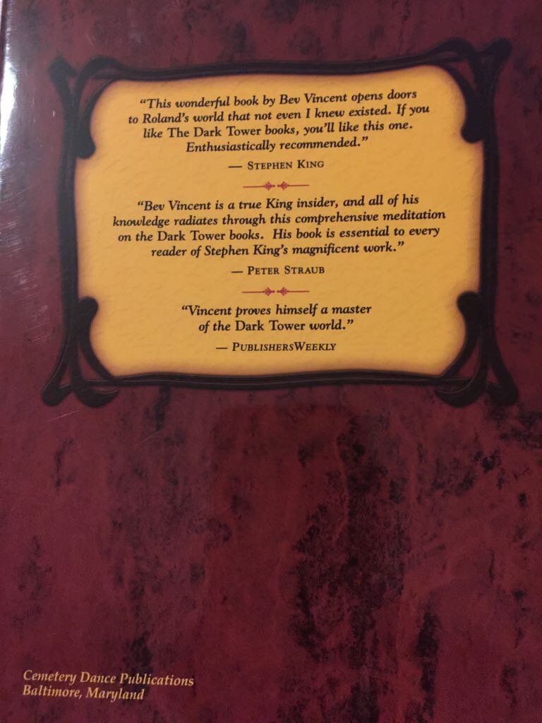 The Road to the Dark Tower Exploring Stephen Kings Magnum Opus ()  (Cemetery Dance Publications - Hardcover) book collectible [Barcode 0451213041] - Main Image 2