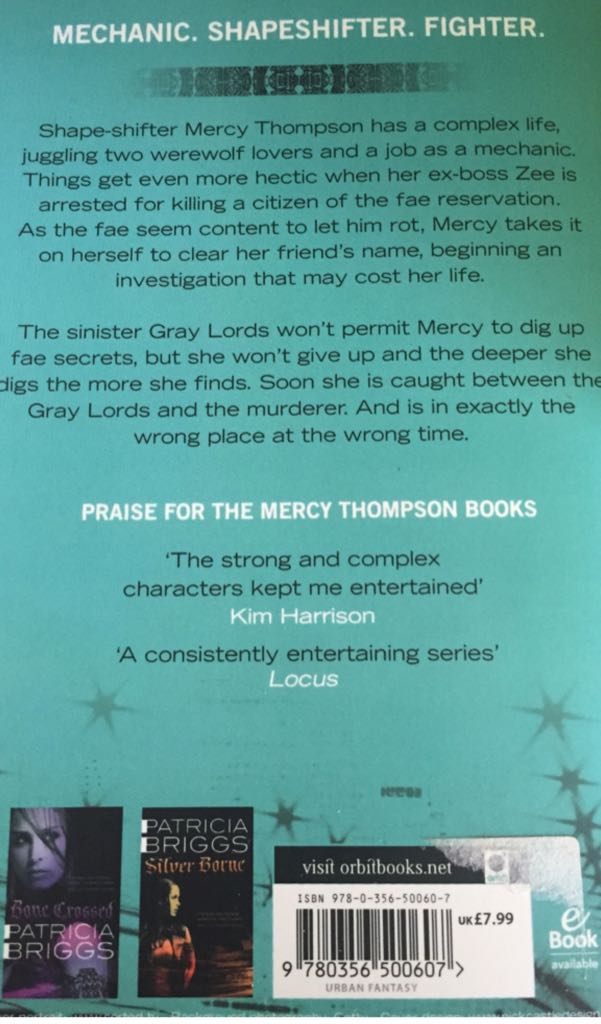 Iron Kissed - Patricia Briggs (- Paperback) book collectible [Barcode 9780356500607] - Main Image 2