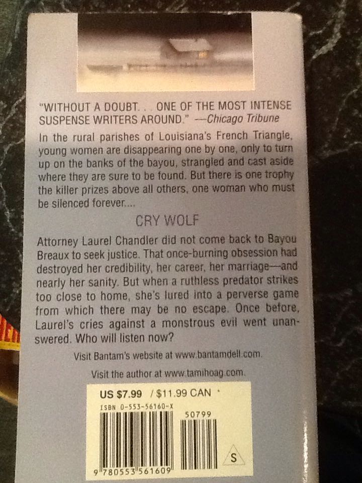 Cry Wolf  book collectible - Main Image 2