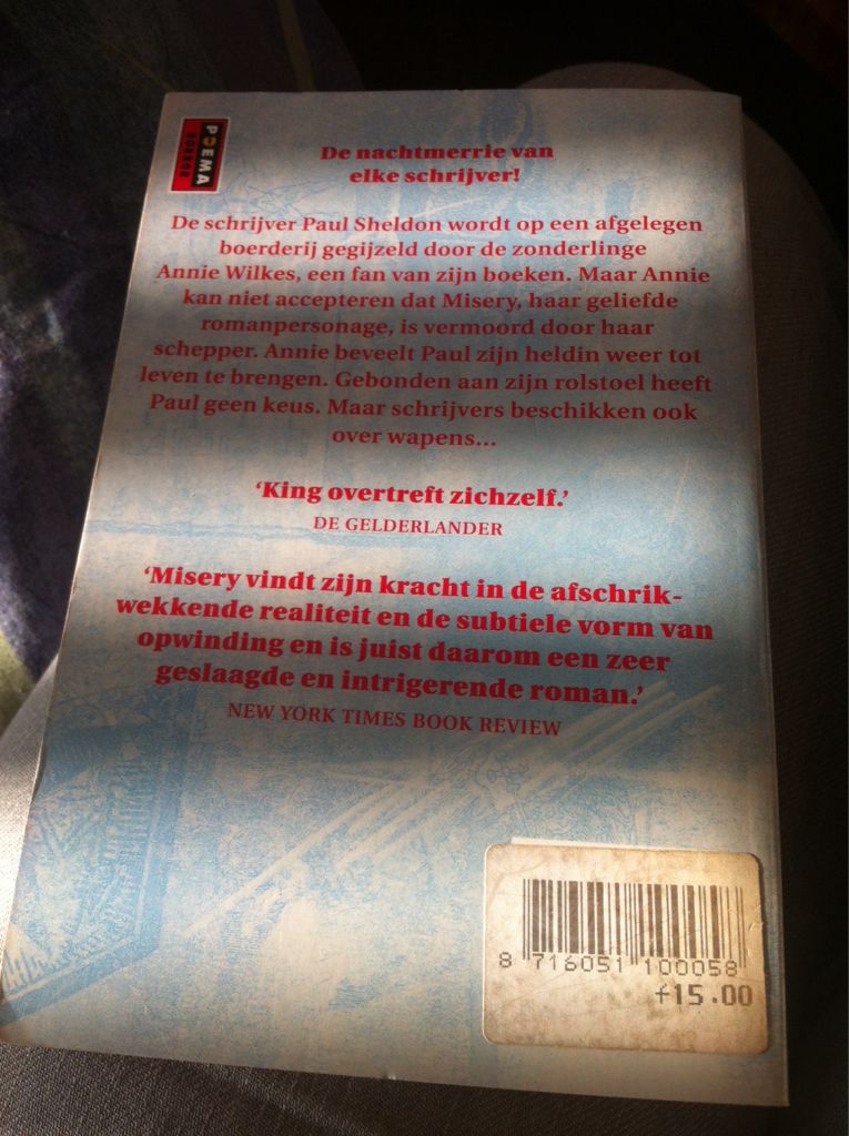 Misery - King, Stephen book collectible - Main Image 2