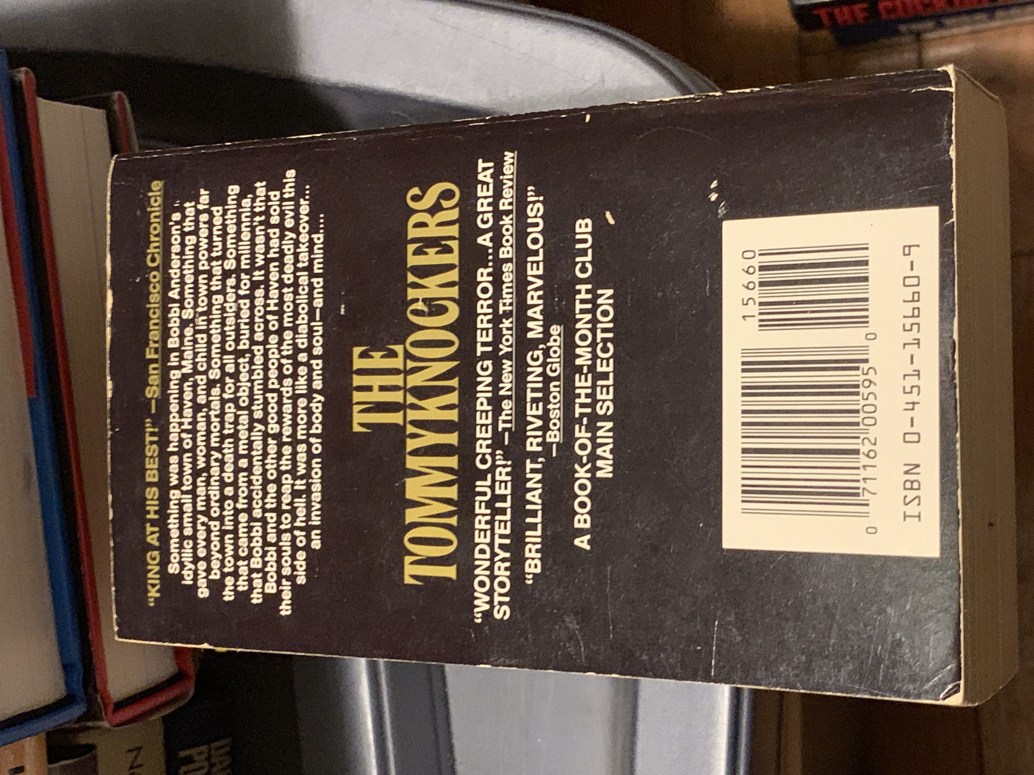 The Tommyknockers - Stephen King (Hodder - Paperback) book collectible [Barcode 0451156609] - Main Image 2