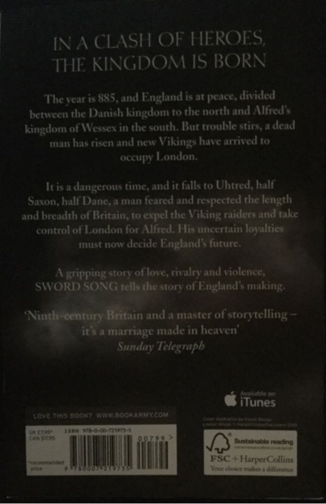 Sword Song - Bernard Cornwell (Harper - Paperback) book collectible [Barcode 9780007219735] - Main Image 2