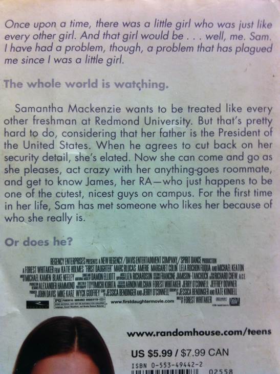 First Daughter  - Lustbader/Christa Roberts (Bantam Books for Young Readers) book collectible [Barcode 9780553494426] - Main Image 2