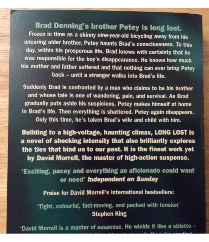 Long Lost  book collectible [Barcode 9780747266969] - Main Image 2