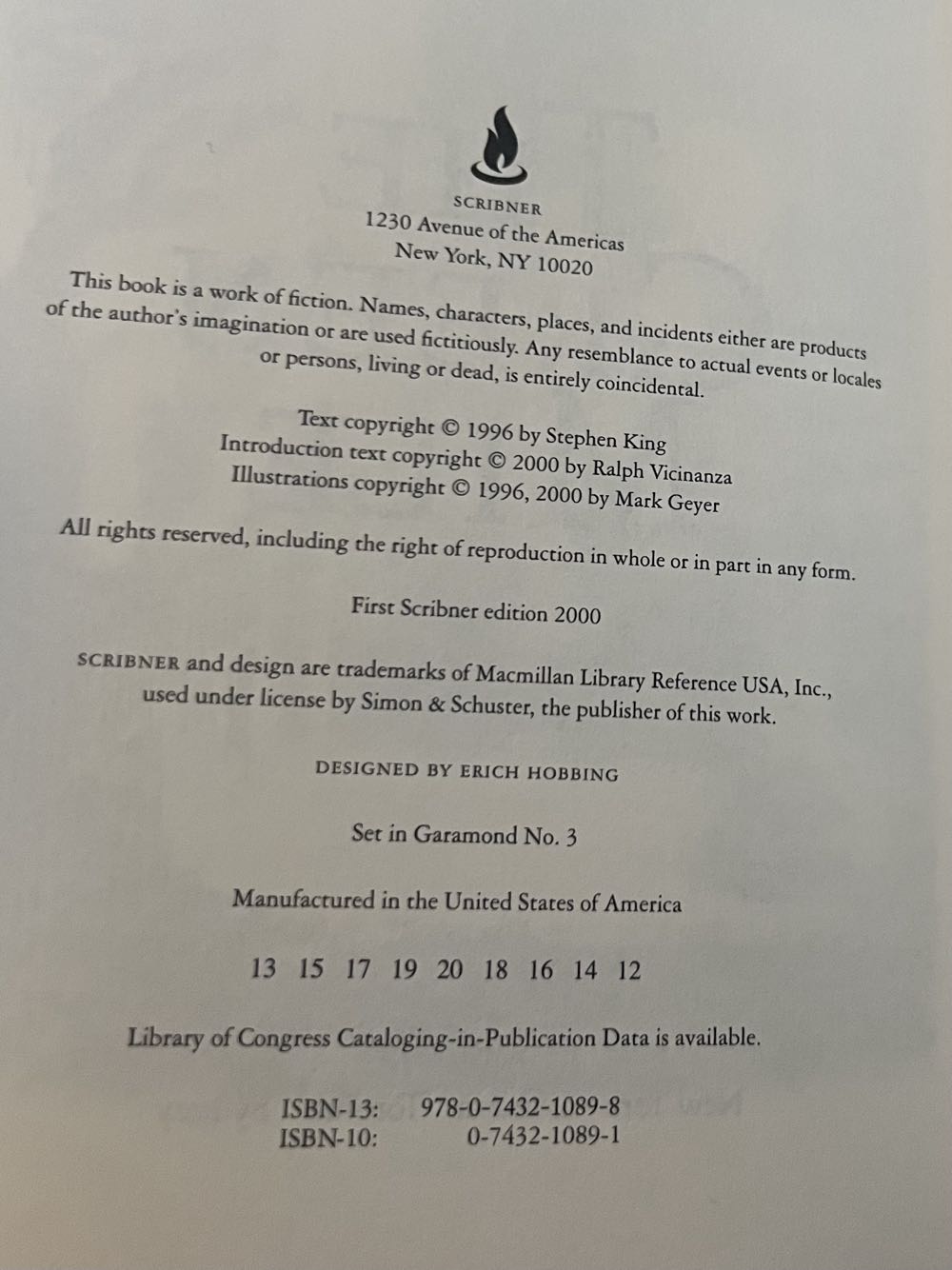 The Green Mile - Stephen King (Scribner - Hardcover) book collectible [Barcode 9780743210898] - Main Image 3