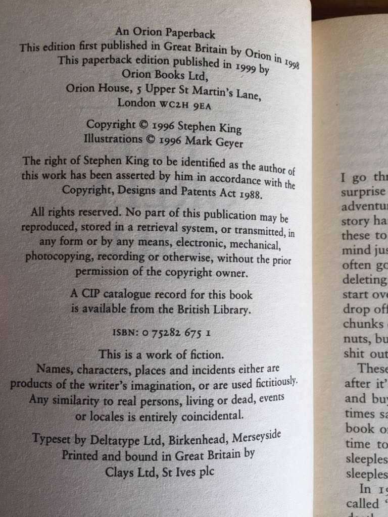 The Green Mile - Stephen King (Orion - Paperback) book collectible [Barcode 9780752826752] - Main Image 2