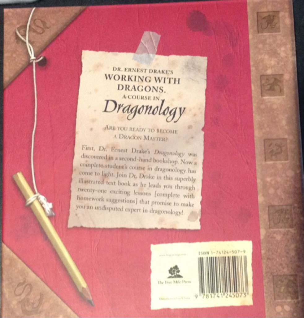 Working With Dragons - Ernest Drake (The Five Mile Press - Hardcover) book collectible [Barcode 9781741245073] - Main Image 2