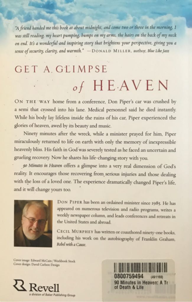 90 Minutes in Heaven  book collectible - Main Image 2