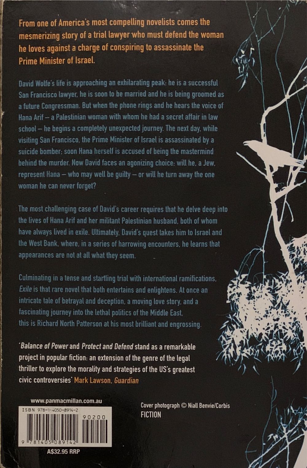 Exile - Richard North Patterson (Macmillan - Trade Paperback) book collectible [Barcode 9781405089142] - Main Image 2