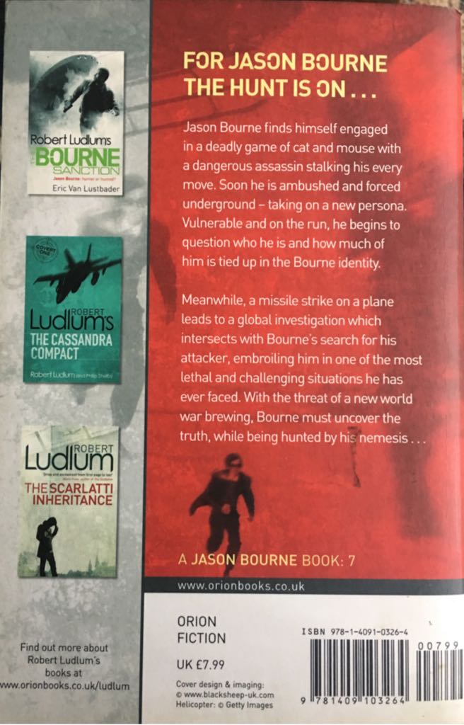 Bourne 07 - The Bourne Deception - Robert Ludlum (Phoenix - Paperback) book collectible [Barcode 9781409103264] - Main Image 2