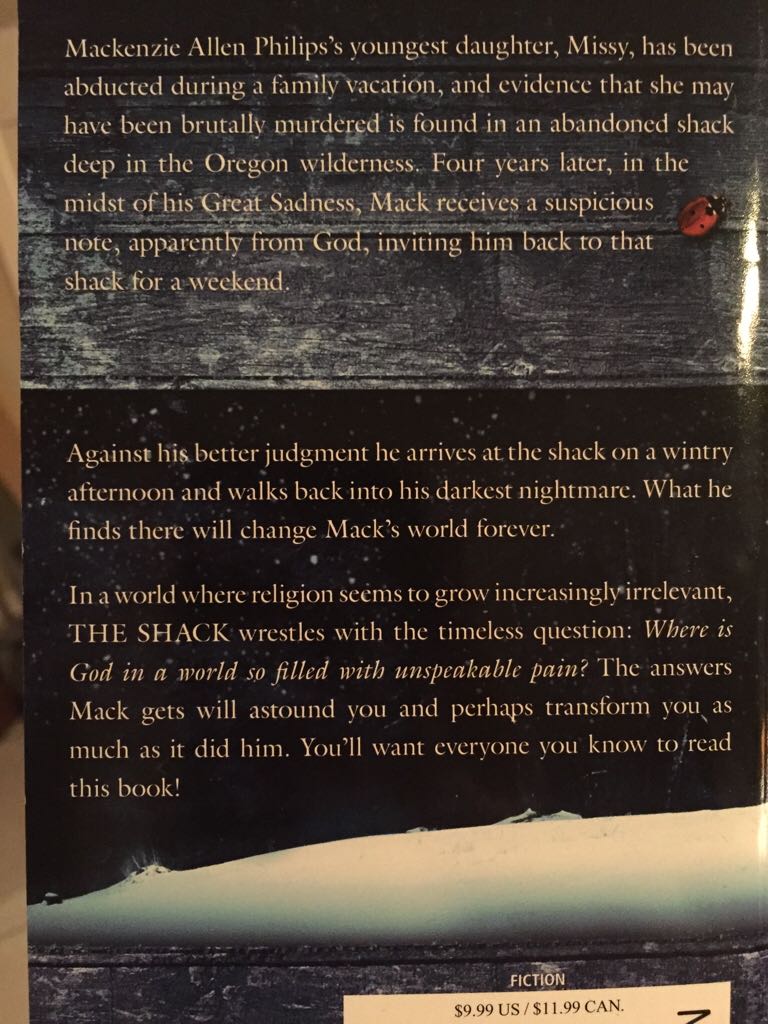 The Shack - Wm. Paul Young (- Paperback) book collectible [Barcode 9781455568291] - Main Image 2