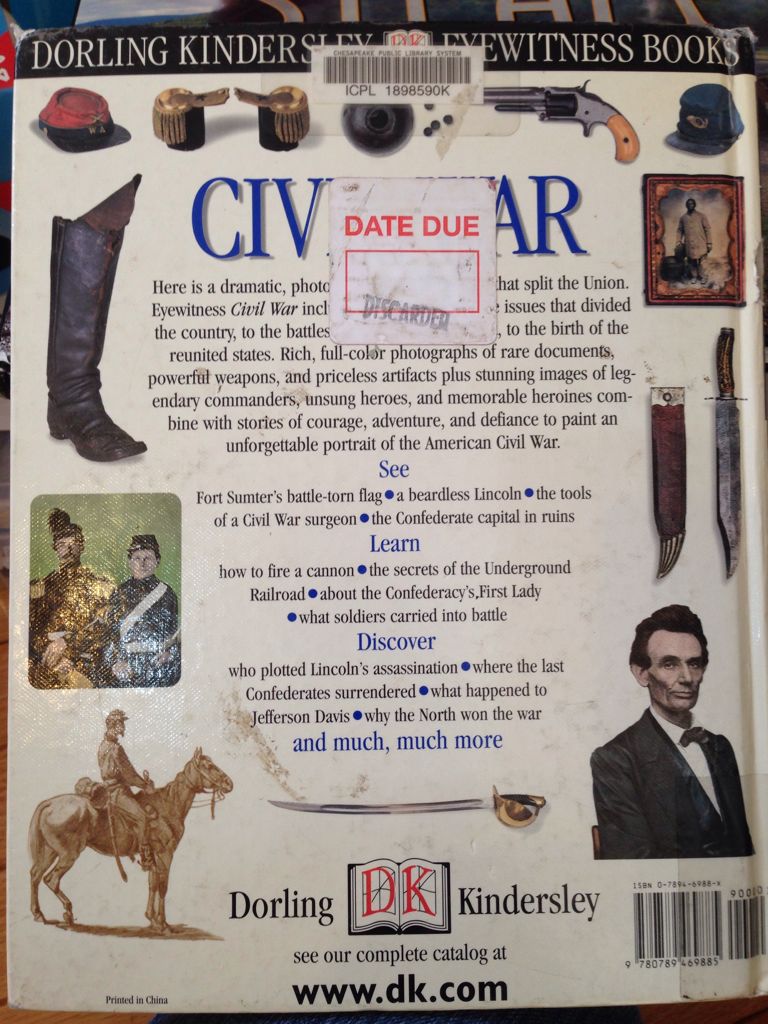 Civil War - John Stanchack (DK Publishing (Dorling Kindersley)) book collectible [Barcode 9780789469885] - Main Image 2