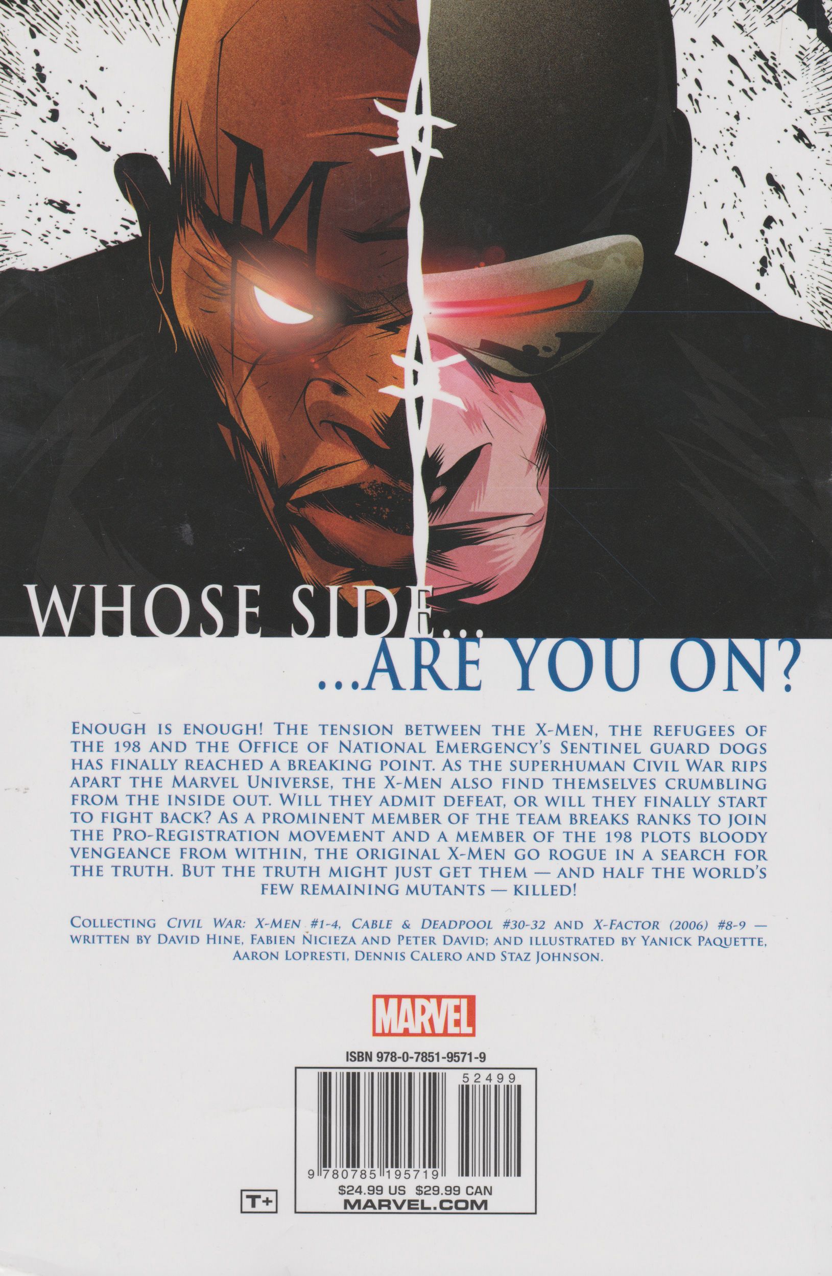 Civil War: X-Men - David Hine (Marvel) book collectible [Barcode 9780785195719] - Main Image 2