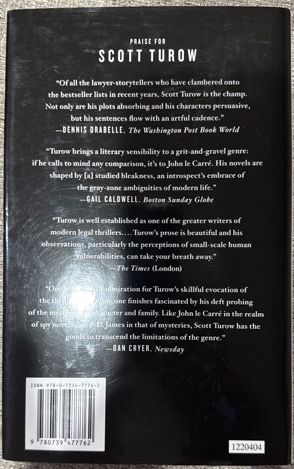 Limitations - Scott Turow (Picador - Hardcover) book collectible [Barcode 9780739477762] - Main Image 2