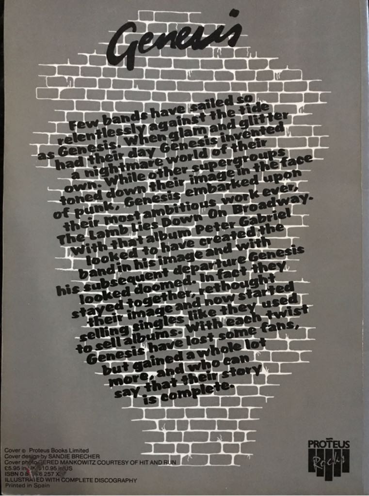 Genesis - Janis Schacht (Proteus Publishing Company - Paperback) book collectible [Barcode 9780862762575] - Main Image 2